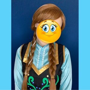 Anna Braids Cosplay Princess Wig